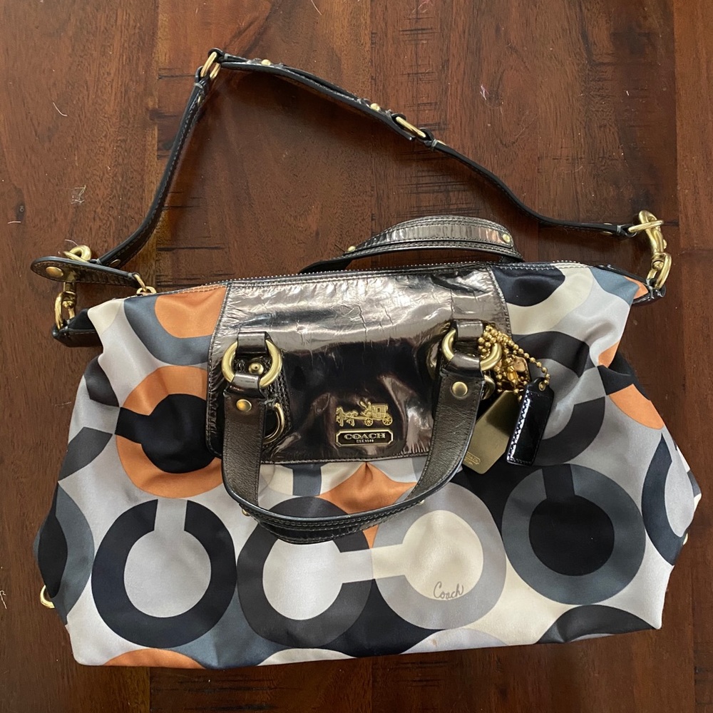Multicolored Coach Bag